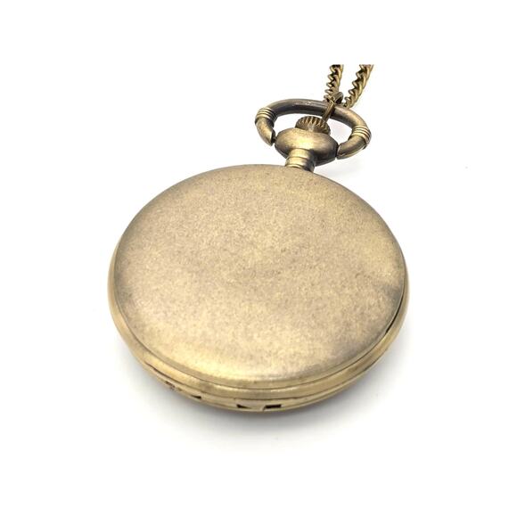 Howling Wolf Pocket Watch - Full Moon Wolves Nature Gift Werewolf Scout Award - Picture 7 of 10